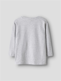 NAME IT Bluse Keith Light Grey Melange